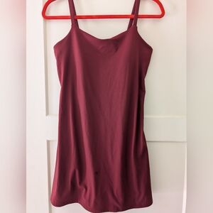 all in motion Burgundy Satin-Look Camisole